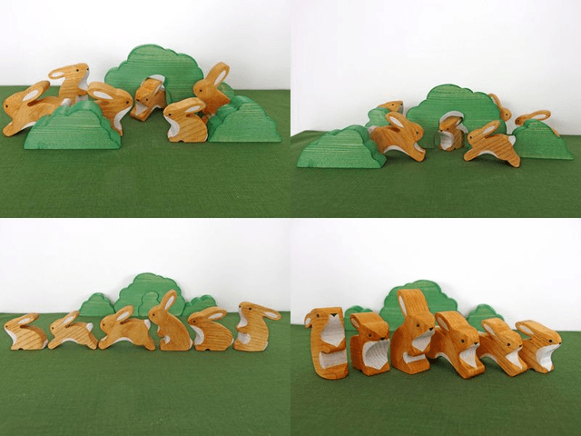 Lapin en bois