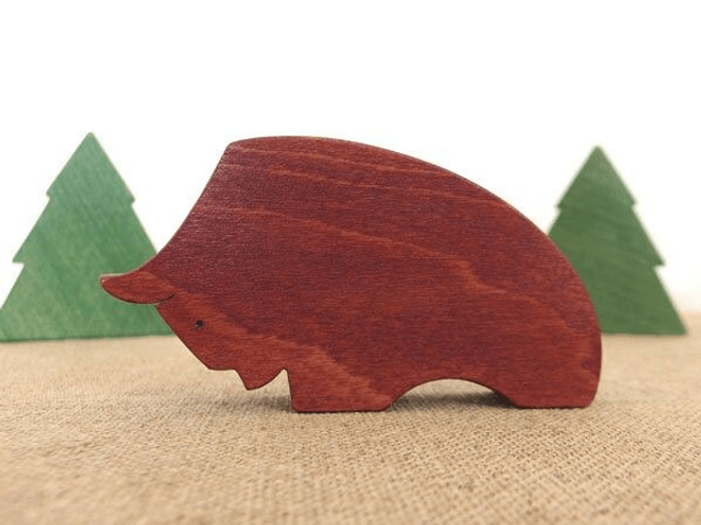 Bison teinte châtaigne