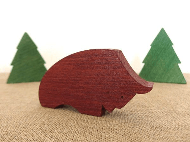 Bison teinte châtaigne